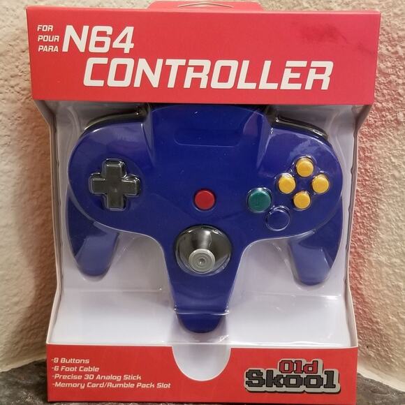 N64 Controller - Blue (NEW) - Nintendo64 - Nintendo - Picture 2 of 5